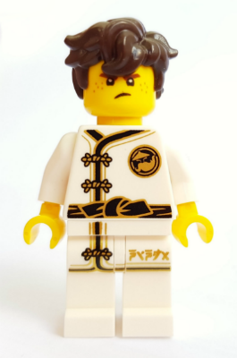 Lego figurka Ninjago Jay - 2 praskliny na trupu
