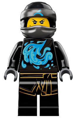 Lego figurka Ninjago Nya - stopy po kousnutí na trupu