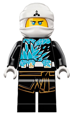 Lego figurka Ninjago Zane (Spinjitzu Masters) - perfektní stav