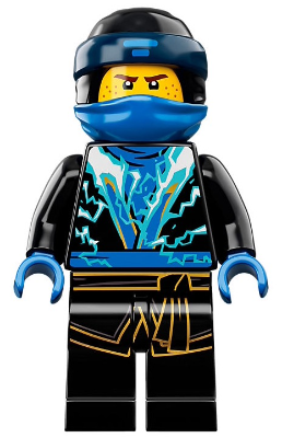 Lego figurka Ninjago Jay (Spinjitzu Masters) - opotřebovaný potisk