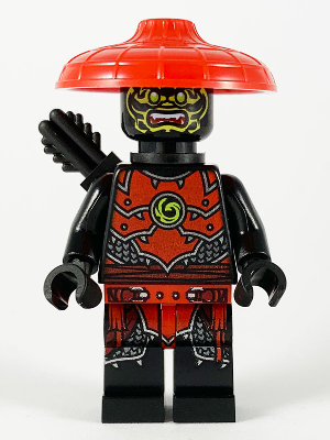 Lego figurka Ninjago Stone Army Scout Yellow Face