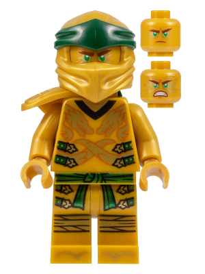Lego figurka Ninjago Lloyd (Golden Ninja) - 2 praskliny na trupu