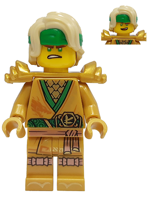 Lego figurka Ninjago Lloyd 10th Anniversary Golden Ninja