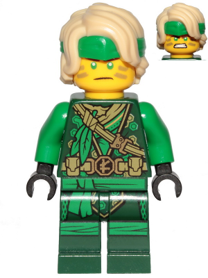Lego figurka Ninjago Lloyd The Island Hair with Bandana (Nová)