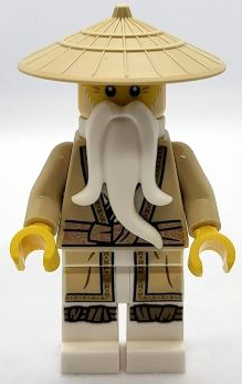 Lego figurka Ninjago Wu Sensei Legacy Tan Robe