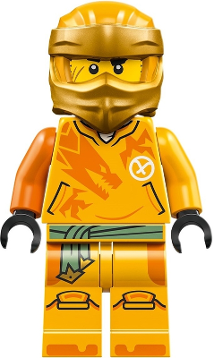 Lego figurka Ninjago Arin Shirt with Orange Dragon