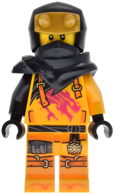 Lego figurka Ninjago Arin Shirt with Magenta Dragon Hood (Nová)