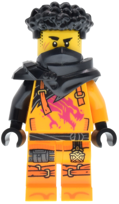Lego figurka Ninjago Arin Shirt with Magenta Dragon Hair (Nová)
