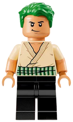 Lego figurka One Piece Roronoa Zoro Tan Shirt Hair (Nová)