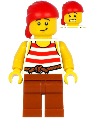 Lego figurka Pirates Pirate Male Red Bandana (Nová)