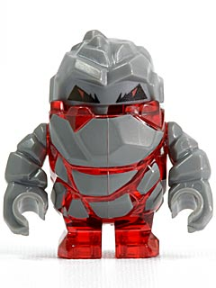 Lego figurka Power Miners Rock Monster Meltrox (Trans-Red)