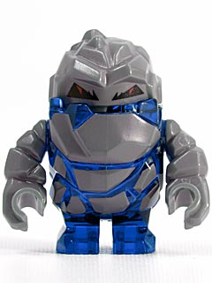 Lego figurka Power Miners Rock Monster Glaciator (Trans-Dark Blue)