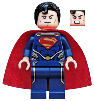 Lego figurka Super Heroes Superman Dark Blue Suit - bez pláště