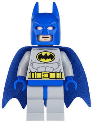 Lego figurka Super Heroes Batman Light Bluish Gray Suit