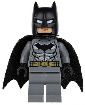 Lego figurka Super Heroes Batman Dark Bluish Gray Suit