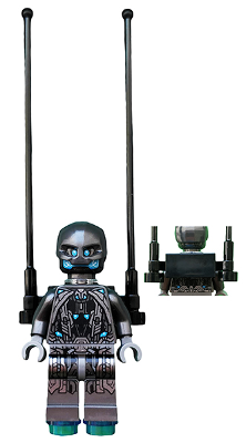 Lego figurka Super Heroes Ultron Sentry - drobné stopy okousání