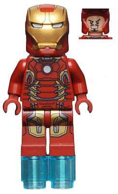 Lego figurka Super Heroes Iron Man Mark 43 Armor - pěkný stav