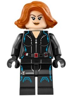 Lego figurka Super Heroes Black Widow Black Jumpsuit (Nová)