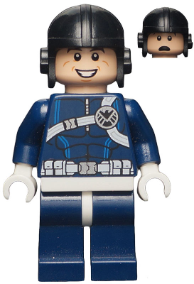 Lego figurka Super Heroes SHIELD Agent - prasklý trup