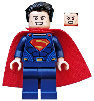 Lego figurka Super Heroes Superman Dark Blue Suit Spongy Cape