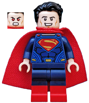 Lego figurka Super Heroes Superman Dark Blue Suit Spongy Cape