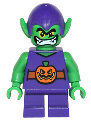 Lego figurka Super Heroes Green Goblin Bright Green Skin