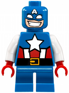Lego figurka Super Heroes Captain America Short Legs