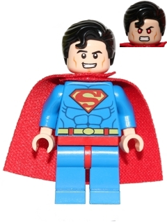 Lego figurka Super Heroes Superman Blue Suit Spongy Cape Hair