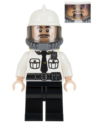 Lego figurka Super Heroes Security Guard Fire Helmet - stav jako nový