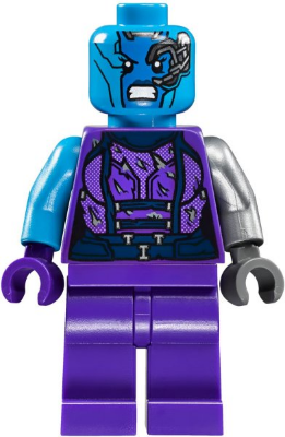 Lego figurka Super Heroes Nebula Dark Azure Head Torn Outfit (Nová)