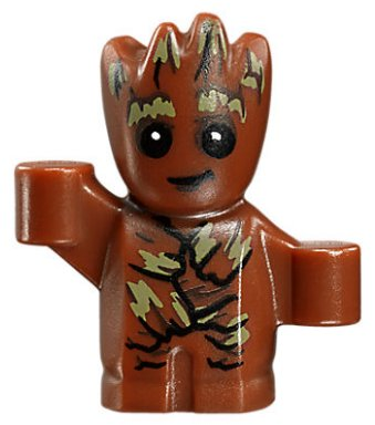 Lego figurka Super Heroes Groot Baby Reddish Brown (Nová)
