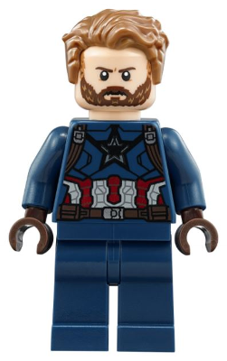 Lego figurka Super Heroes Captain America Dark Blue Suit