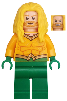 Lego figurka Super Heroes Aquaman Yellow Long Hair