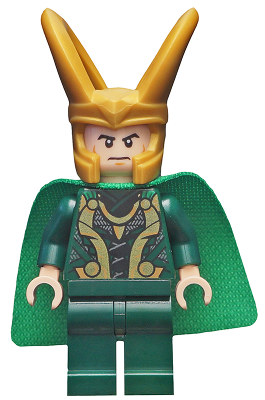 Lego figurka Super Heroes Loki Spongy Cape (Juniors) - prasklý trup