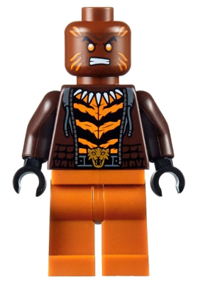 Lego figurka Super Heroes Bronze Tiger - začínající prasklina na trupu