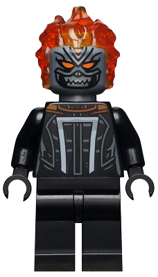 Lego figurka Super Heroes Ghost Rider - prasklý trup