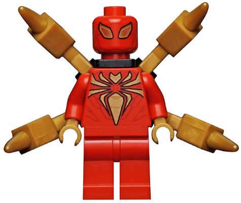 Lego figurka Super Heroes Iron Spider Armor - drobné opotřebení