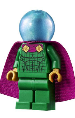 Lego figurka Super Heroes Mysterio Light Bluish Gray Head (Nová)
