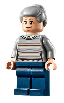 Lego figurka Super Heroes Aunt May Light Bluish Gray Sweater (Nová)