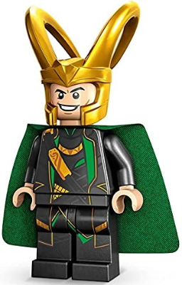 Lego figurka Super Heroes Loki Pearl Dark Gray Suit (Nová)