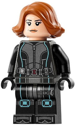 Lego figurka Super Heroes Black Widow Black Jumpsuit (Nová)