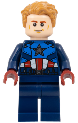 Lego figurka Super Heroes Captain America Dark Blue Suit (Nová)