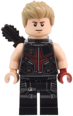 Lego figurka Super Heroes Hawkeye Black and Dark Red Suit (Nová)