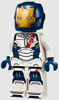 Lego figurka Super Heroes Iron Legion Dark Blue Head