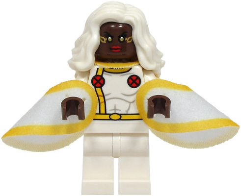 Lego figurka Super Heroes Storm White Suit Long Hair (Nová)