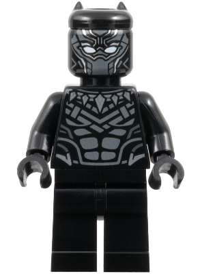 Lego figurka Super Heroes Black Panther Dark Bluish Gray Armor (Nová)