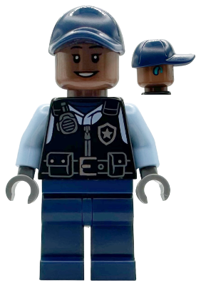 Lego figurka Super Heroes Security Guard Arkham Asylum Female (Nová)