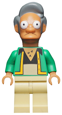 Lego figurka COL Apu Nahasapeemapetilon - mírně opotřebovaný potisk…