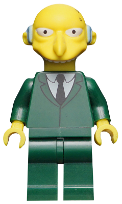 Lego figurka COL Mr. Burns The Simpsons Series 1 - výborný stav