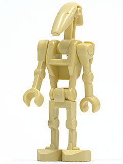 Lego figurka Star Wars Battle Droid Tan Straight Arms (Nová)